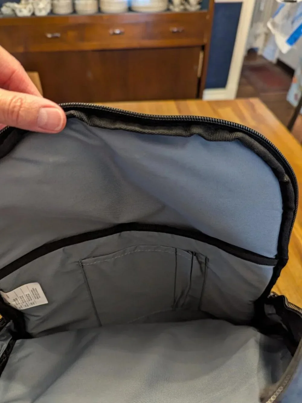 NBC Tokyo Olympics Nike Backpack Black and Blue 3 Zipper Sections